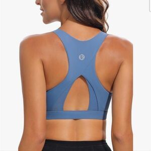 RUNNING GIRL Sports Bra Women's xxl light blue High Support Seamless Racerback